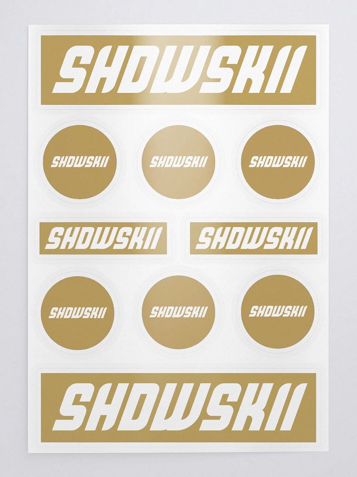 KISS CUT STICKERS / BEIGE product image (1)