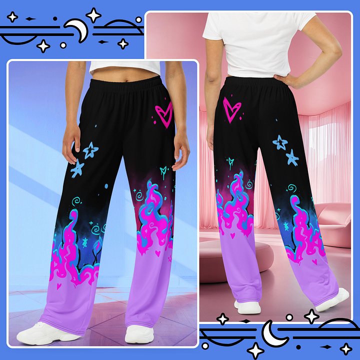 RISE Collection: Subtle Bisexual Pride Phoenix Wide Leg Pants product image (2)