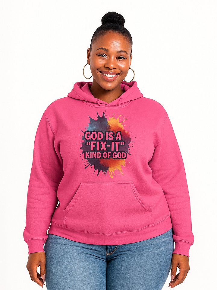 "Fix-It Faith" Paint Splatter Hoodie product image (1)