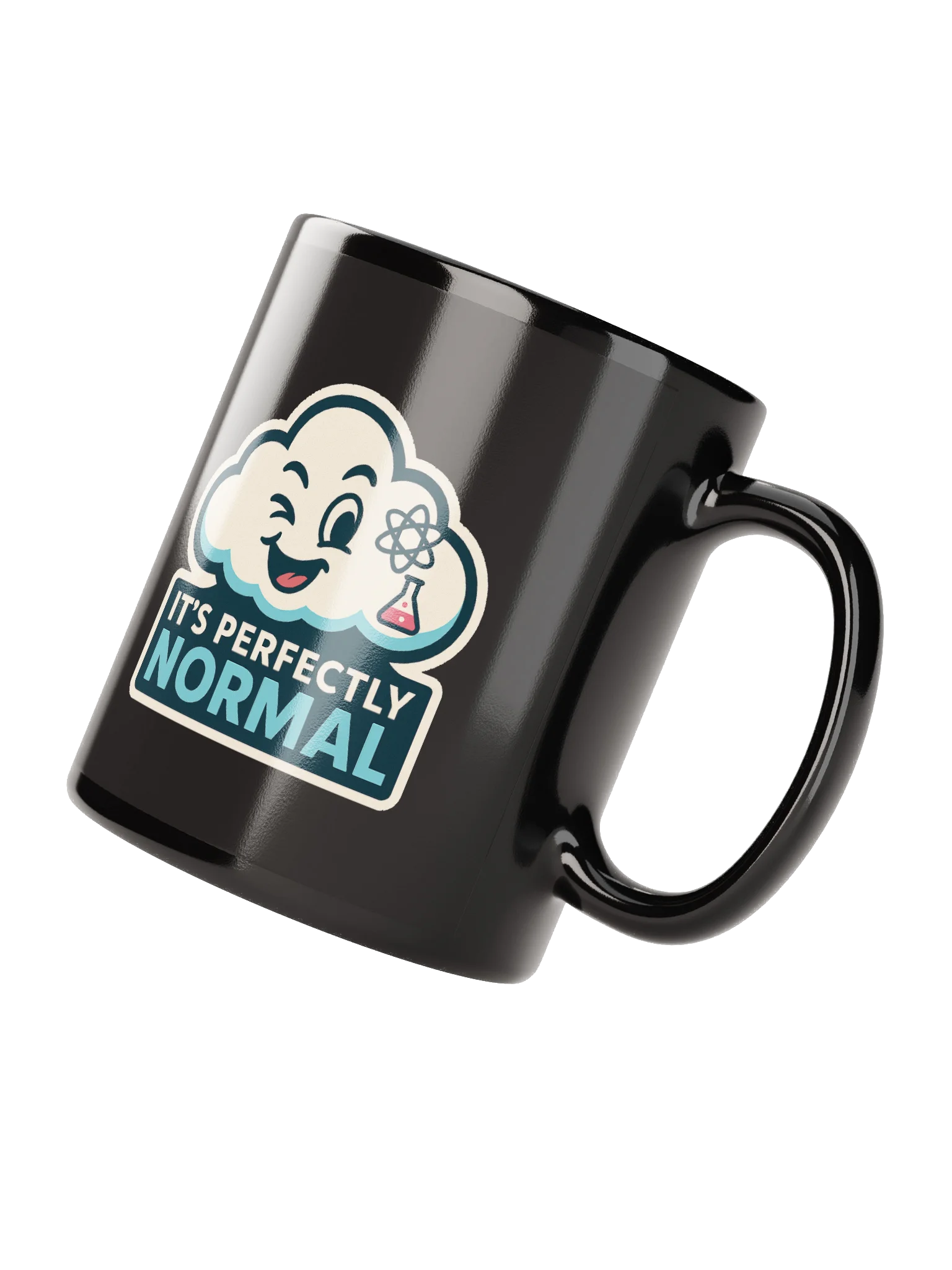 The GHR Perfectly Normal Cloud Mug — by Glam Ham Radio product image (2)