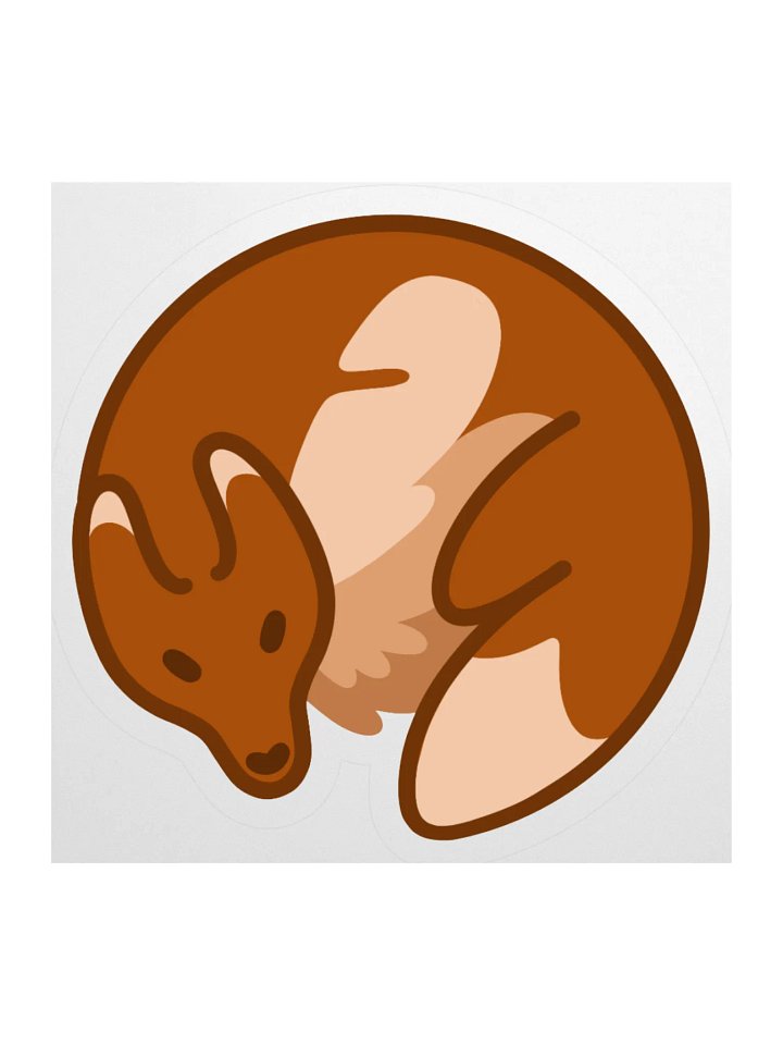 Fox & Feather Sticker product image (1)