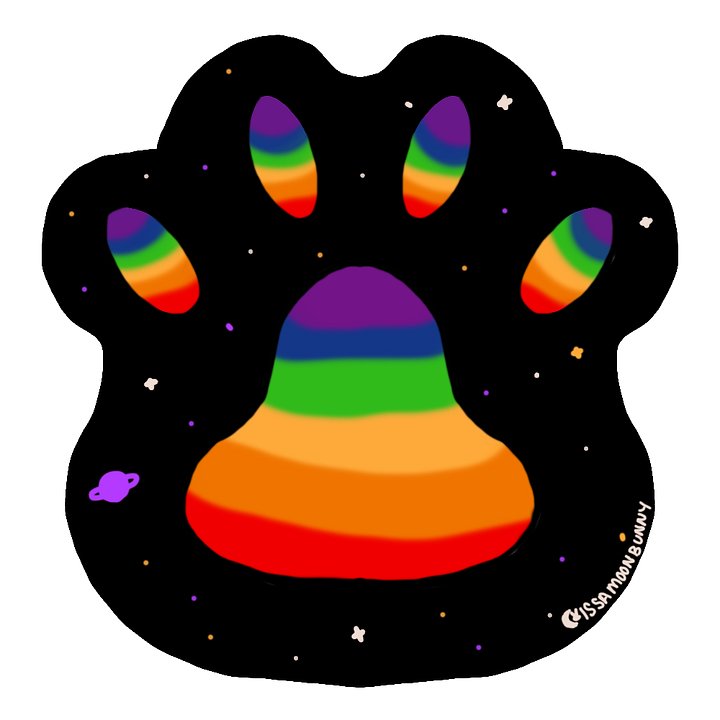 Paw-some Pride PNG product image (1)
