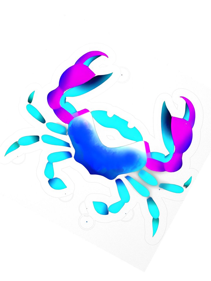 Crab Craberson — Kiss-Cut Sticker product image (4)