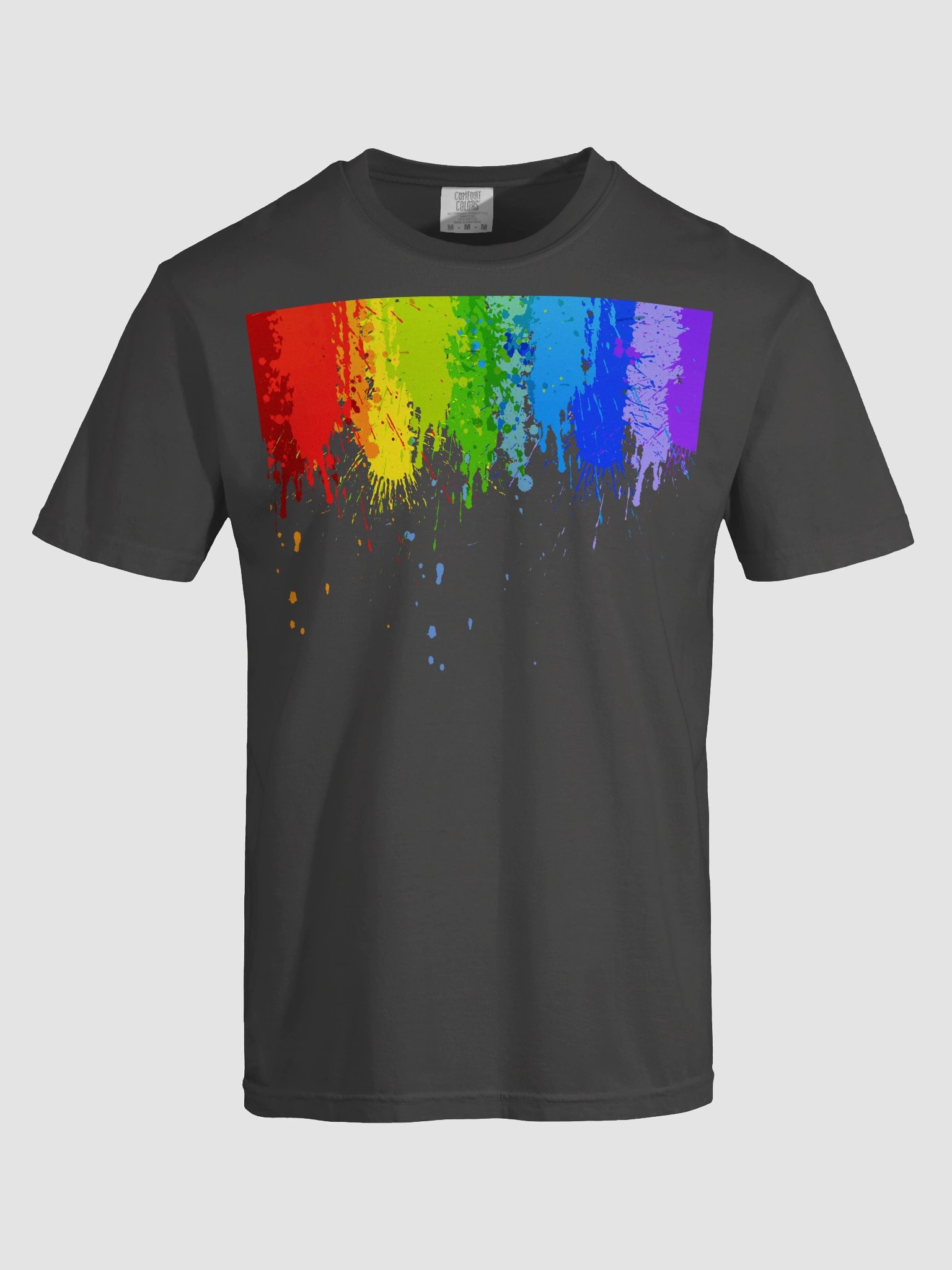 Rainbow Splatter Pride T-Shirt product image (17)