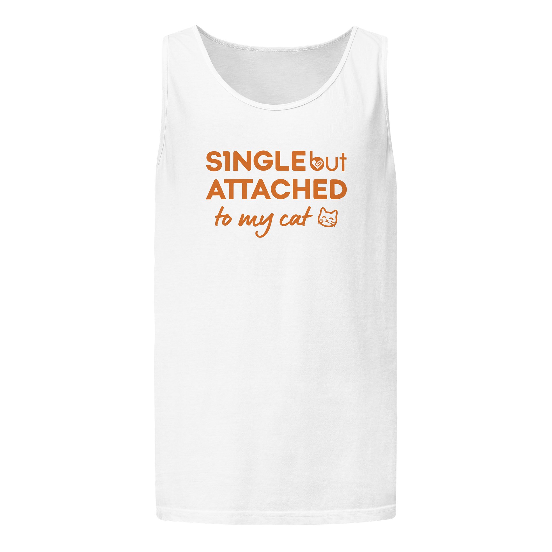 Single But Attached to My Cat | Unisex Ultra Cotton Tank Top product image (1)