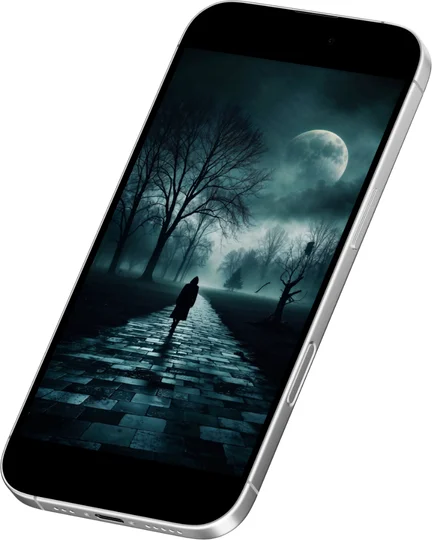 Moonlit Walk Phone Wallpaper product image (1)