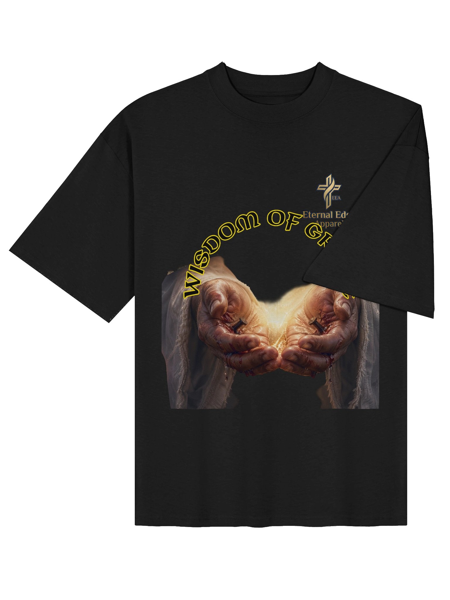 Wisdom of Grace Jesus Christ Hands Wounded Tshirt short sleeve product image (17)