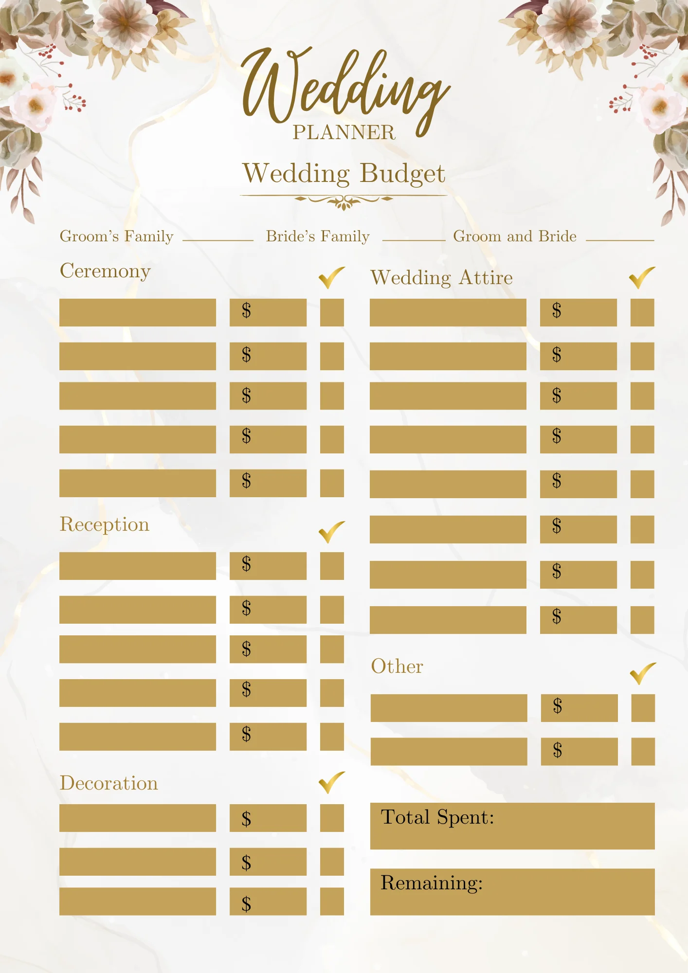 Wedding Budget Planner product image (1)