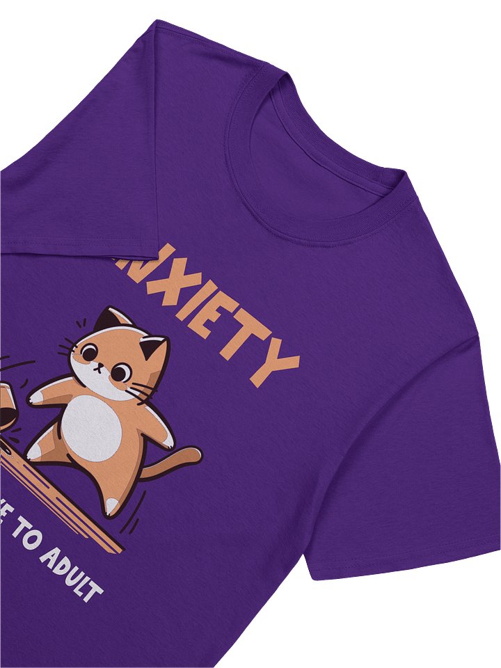 Anxiety When I Have To Adult Cat T-Shirt product image (2)