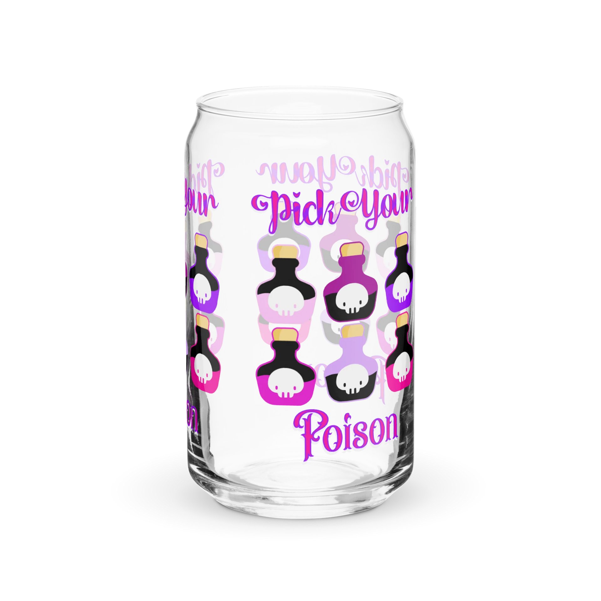 Pick Your Poison Clear Glass Design product image (4)