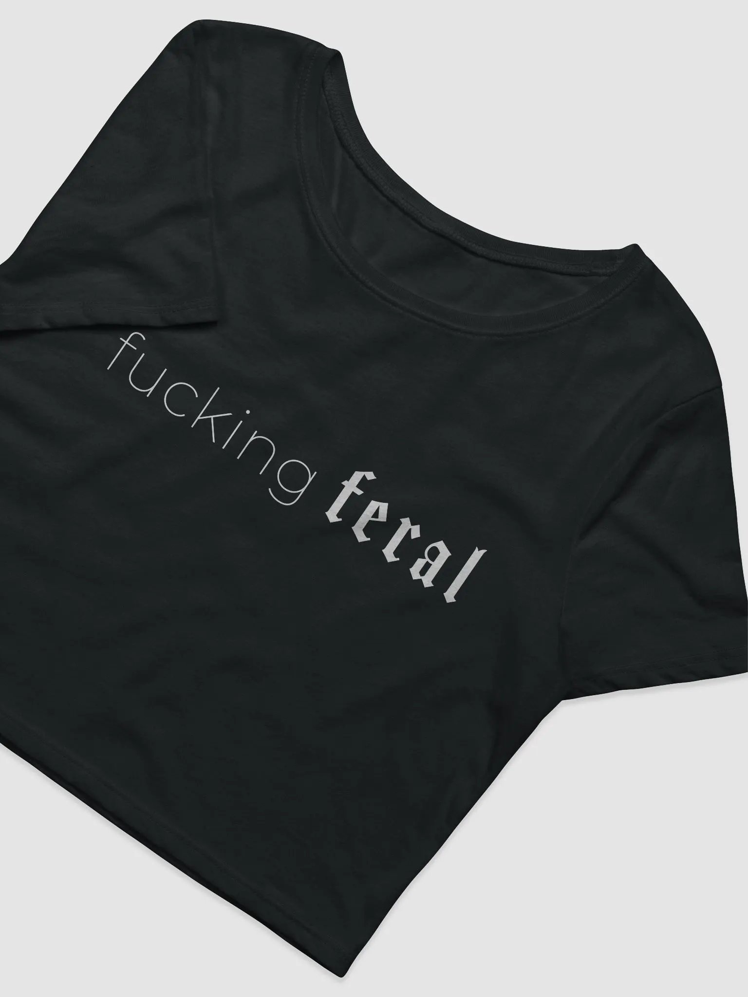 Fucking Feral Crop Tee product image (3)