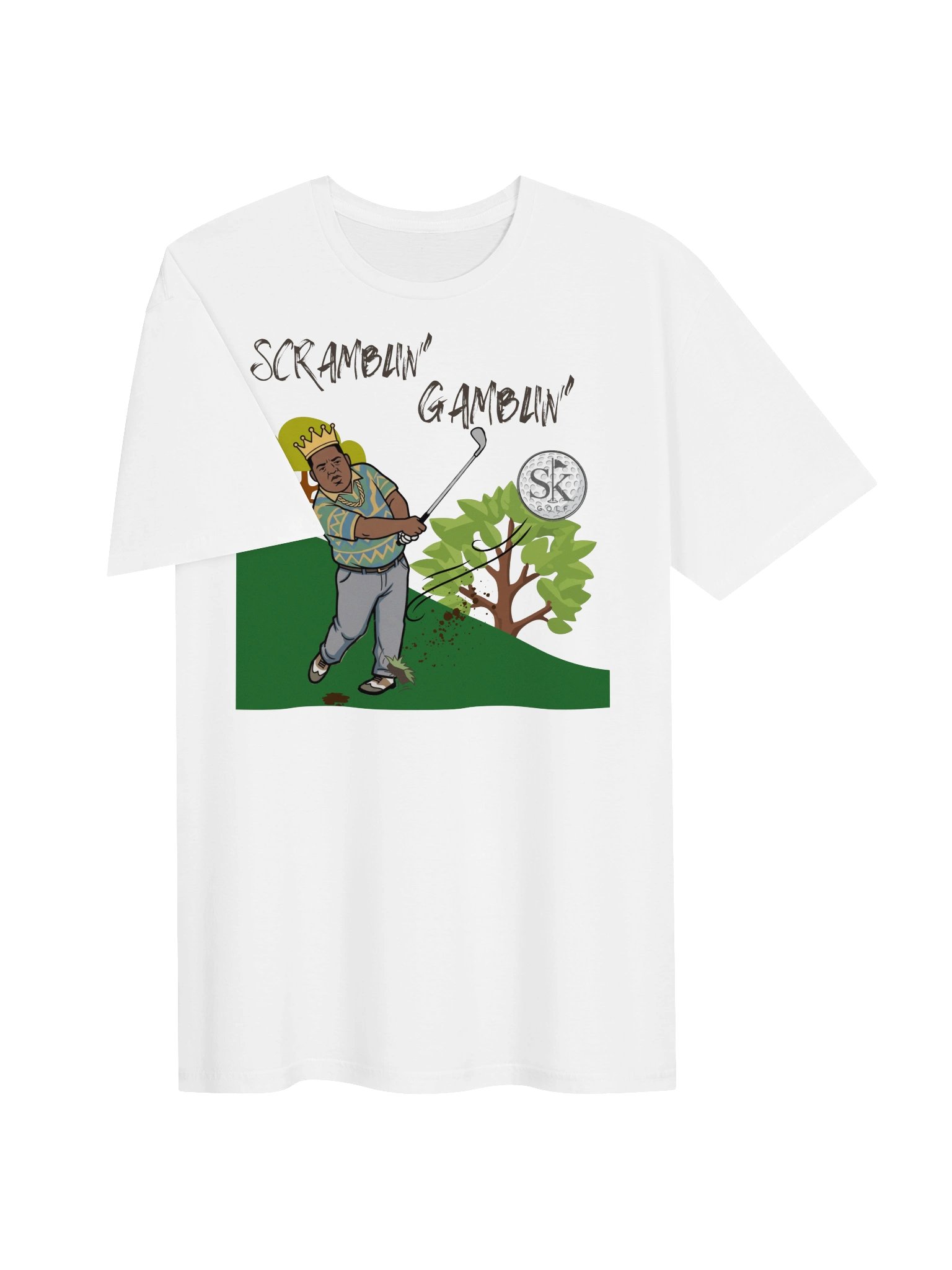 Scramblin' Gamblin' — Music-Inspired Golf T-Shirt product image (3)