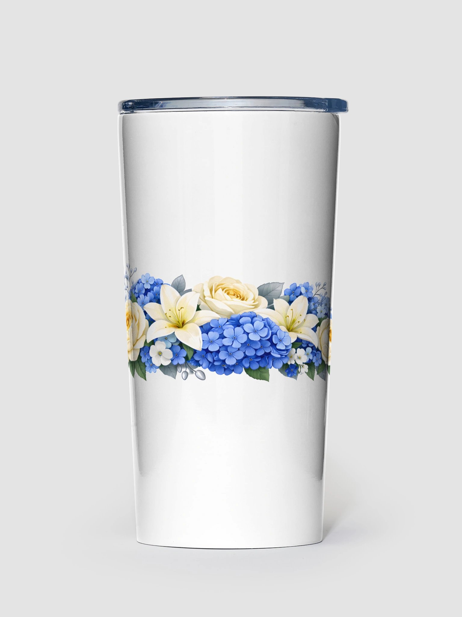Grace Abounds Floral Cross Tumbler product image (1)
