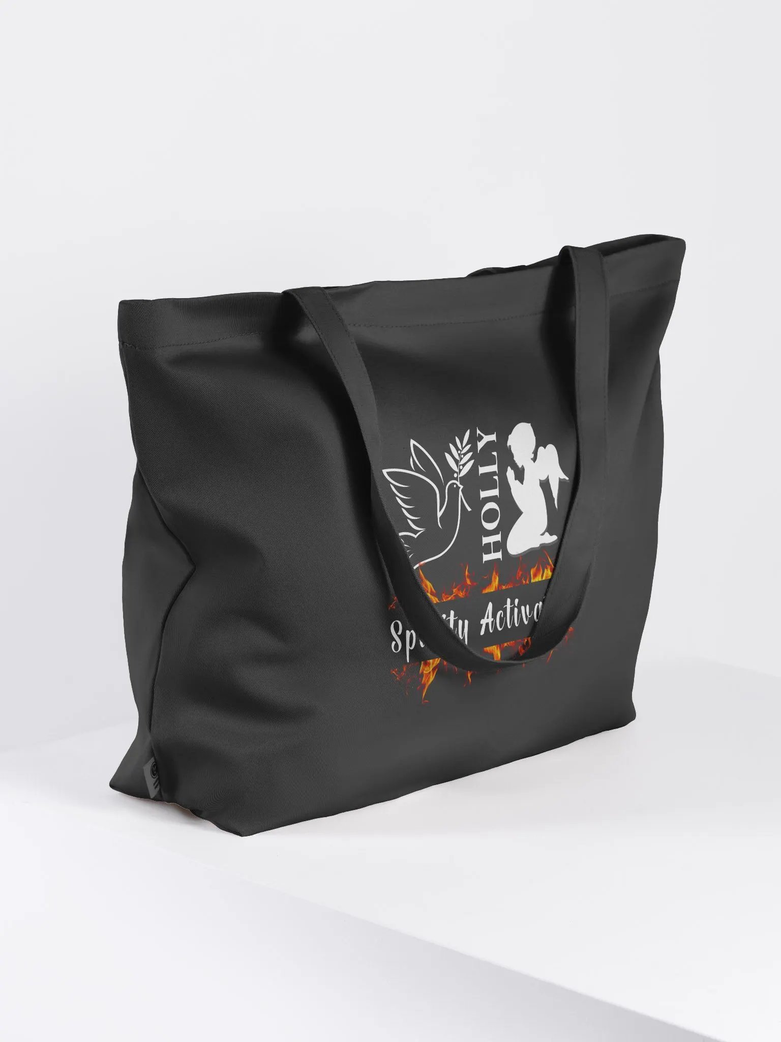 Holly Spirit Activated Christian Faith Organic Tote Bag product image (3)