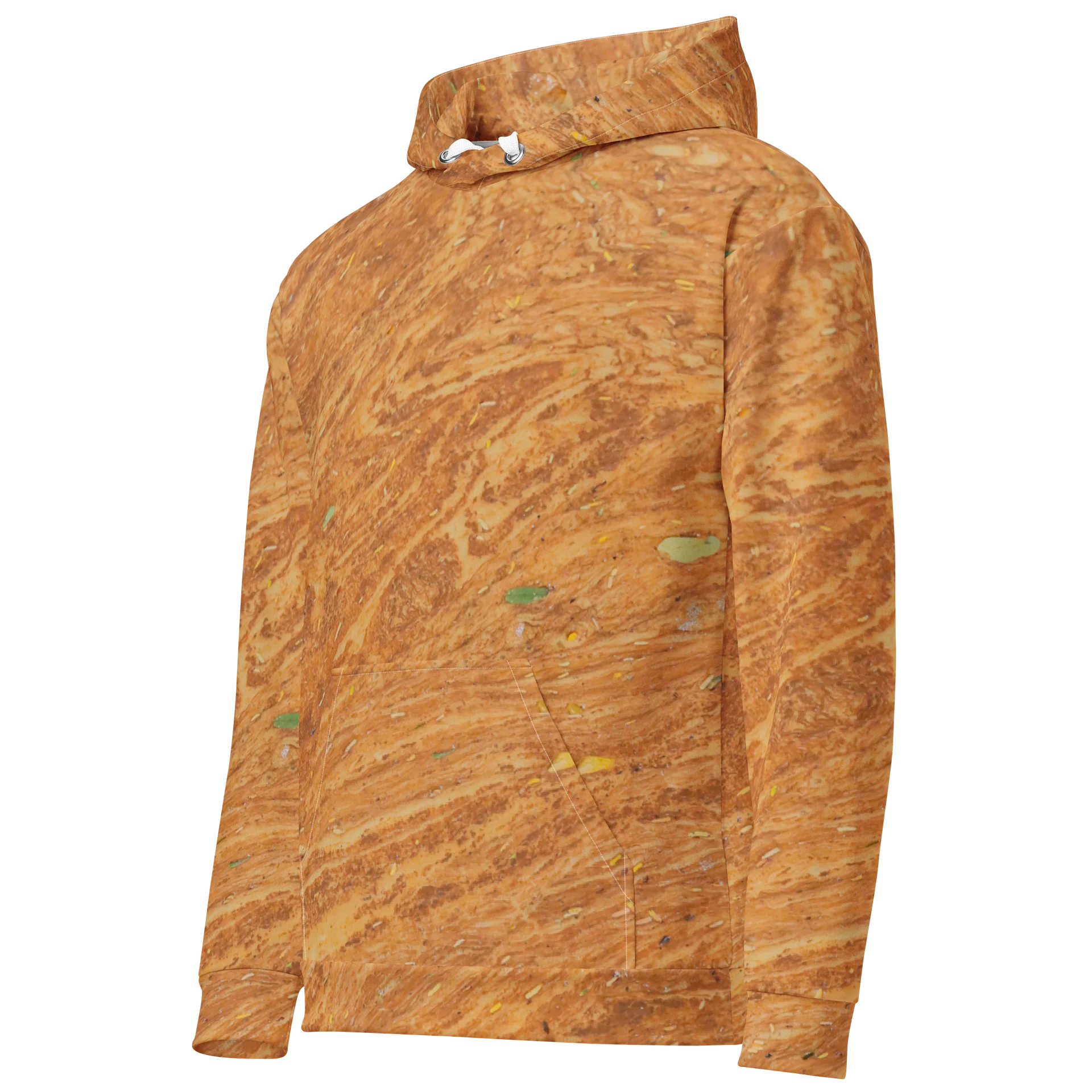 Terracotta Tea All-Over Print Unisex Cotton Streetwear Hoodie product image (3)