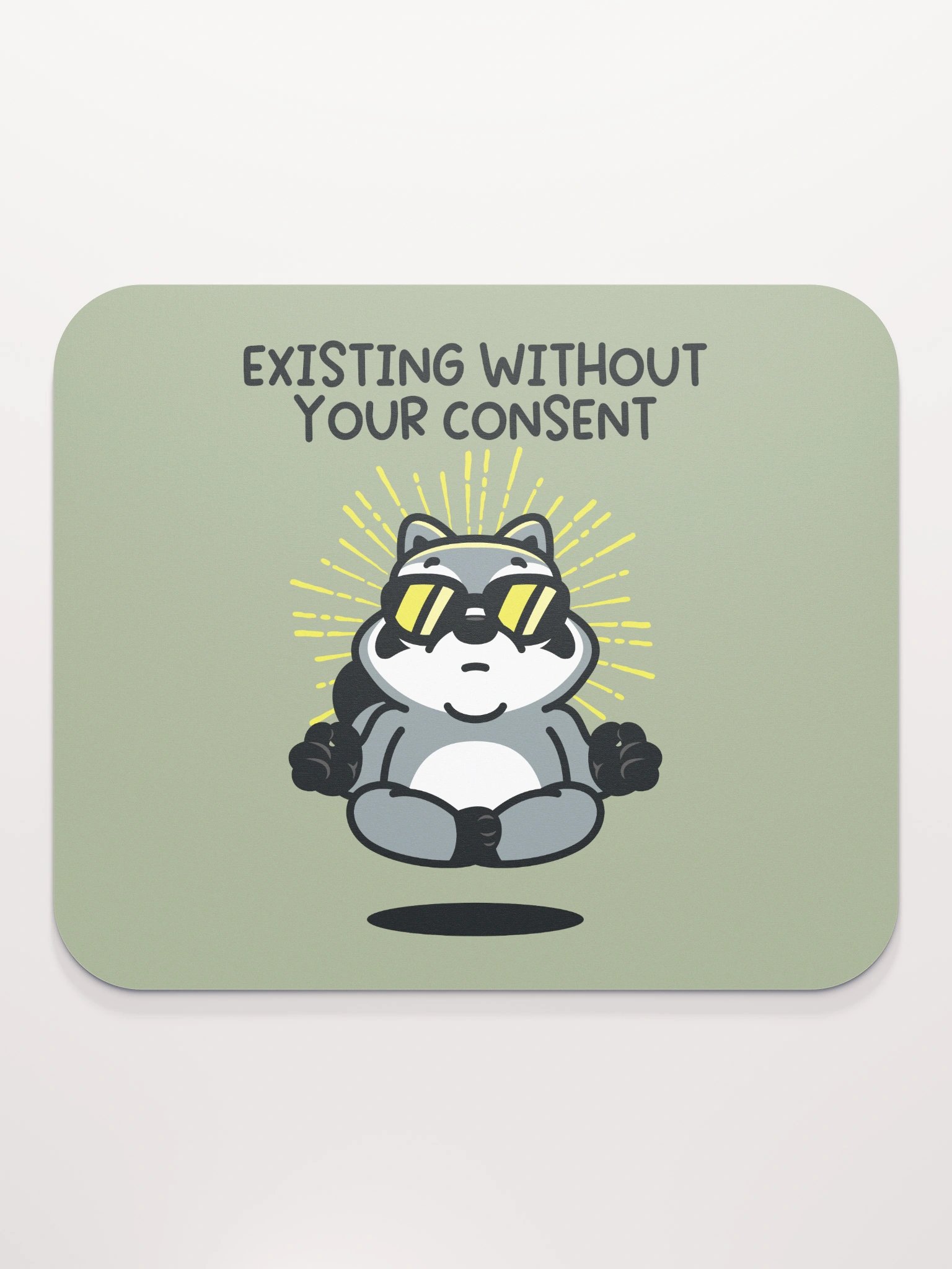 Existing Without Your Consent Mouse Pad product image (2)