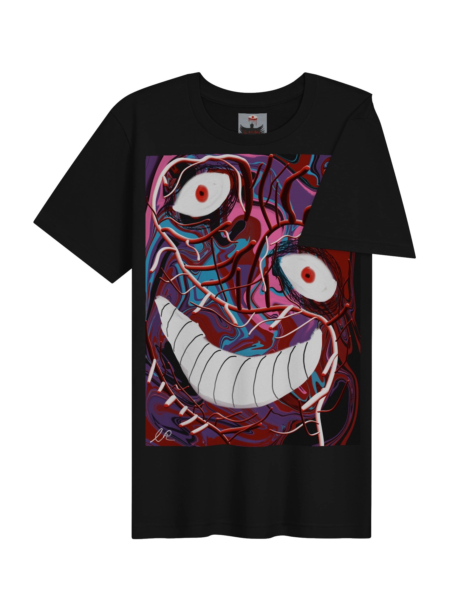 Abstract Monster Face Tee product image (4)