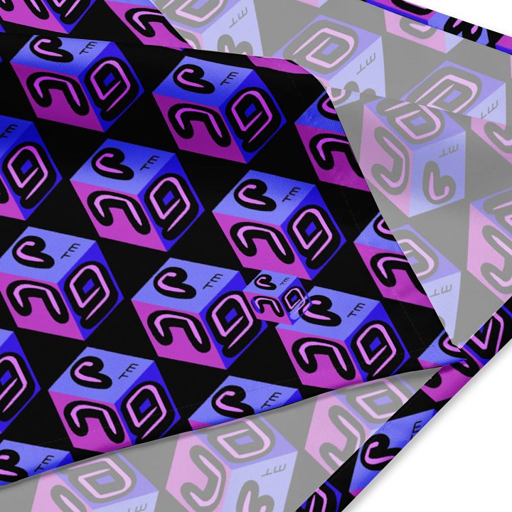 Next Generation Records Cube Logo All Over Print Bandana product image (2)