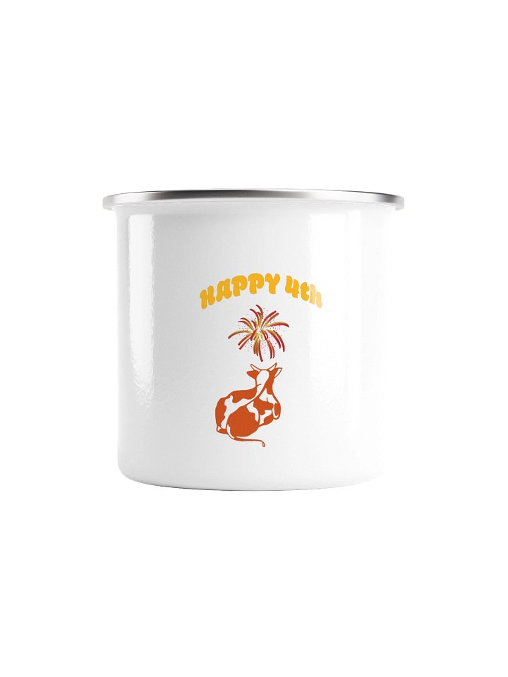 Happy 4th - Enamel Mug product image (1)