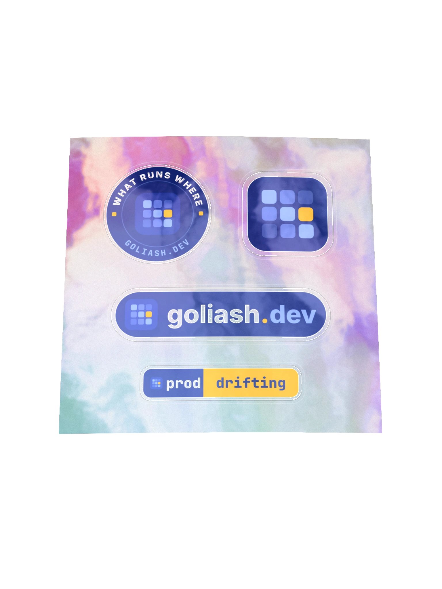 Goliash Holographic Sticker Sheet product image (1)