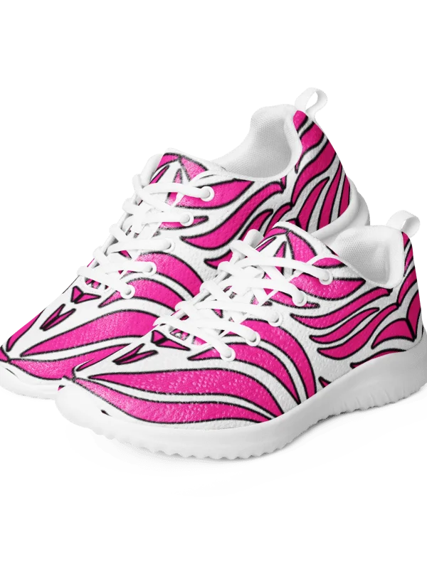 Pink Energy: Symmetrischer Flow-Print Women's Athletic Shoes product image (7)