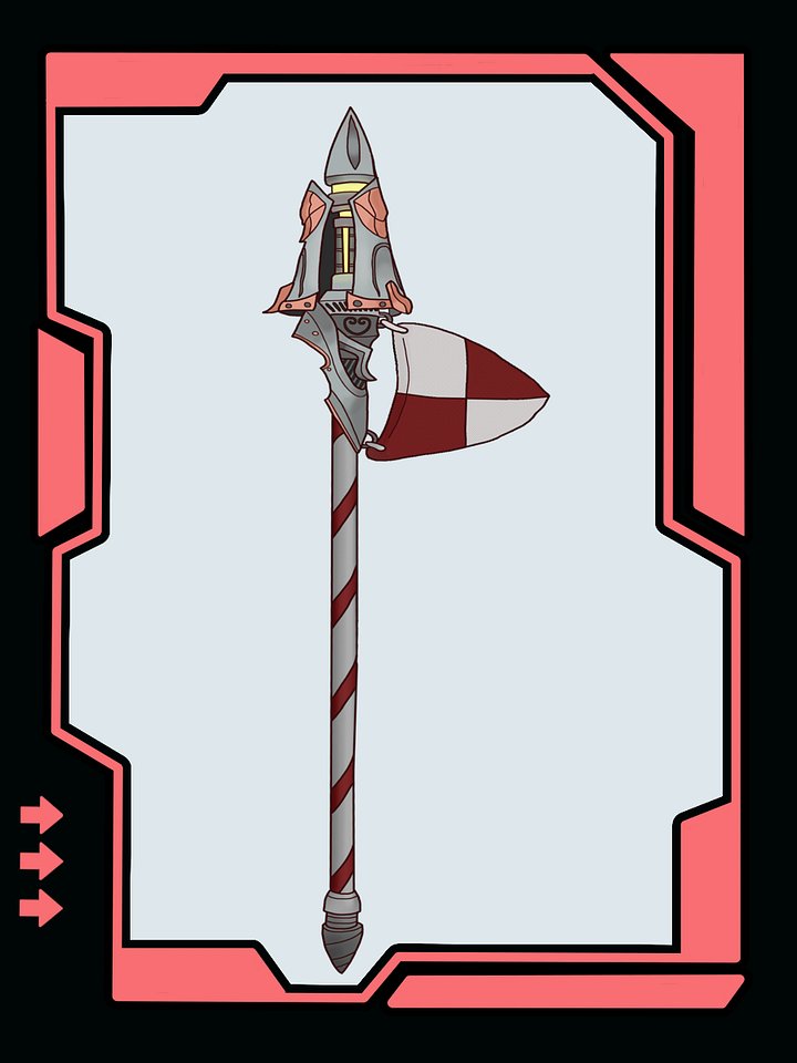 [PRE ORDER] Royal Knight Staff Keychain product image (1)