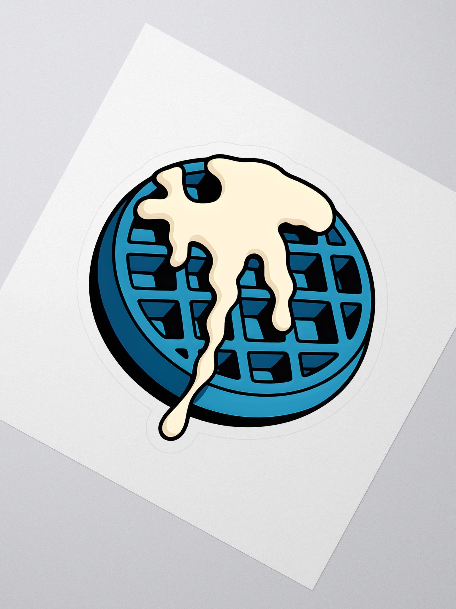 BLUE WAFFLE STICKER product image (2)