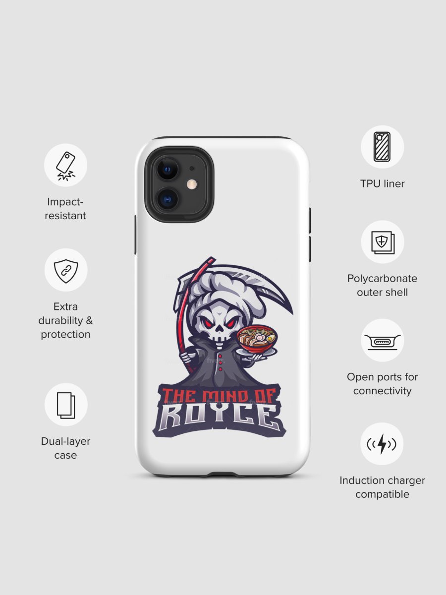 [TheMindofRoyce] Tough Case for iPhone® - White product image (3)