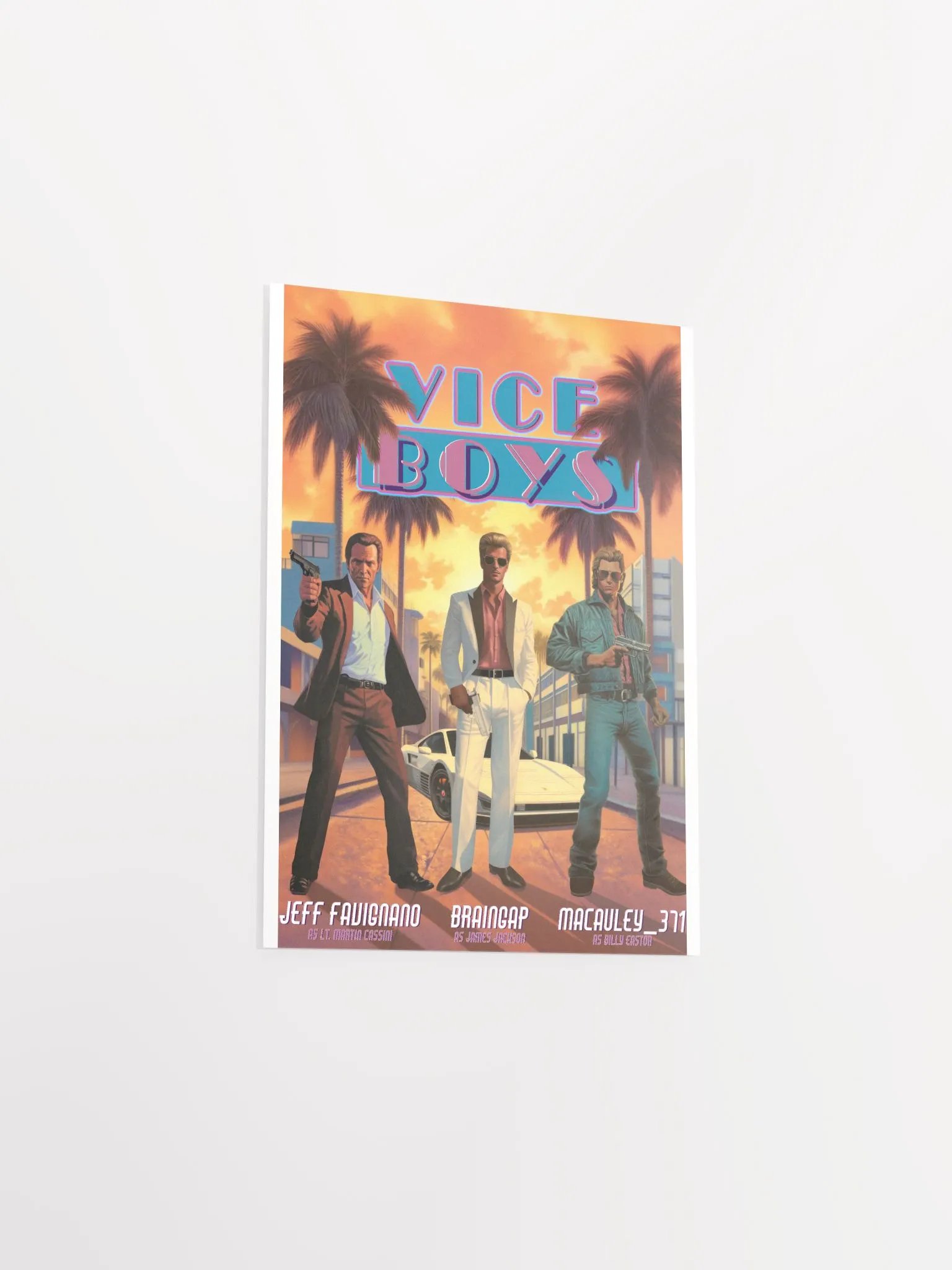 Vice Boys Miami Sunset Poster (Unframed) product image (11)