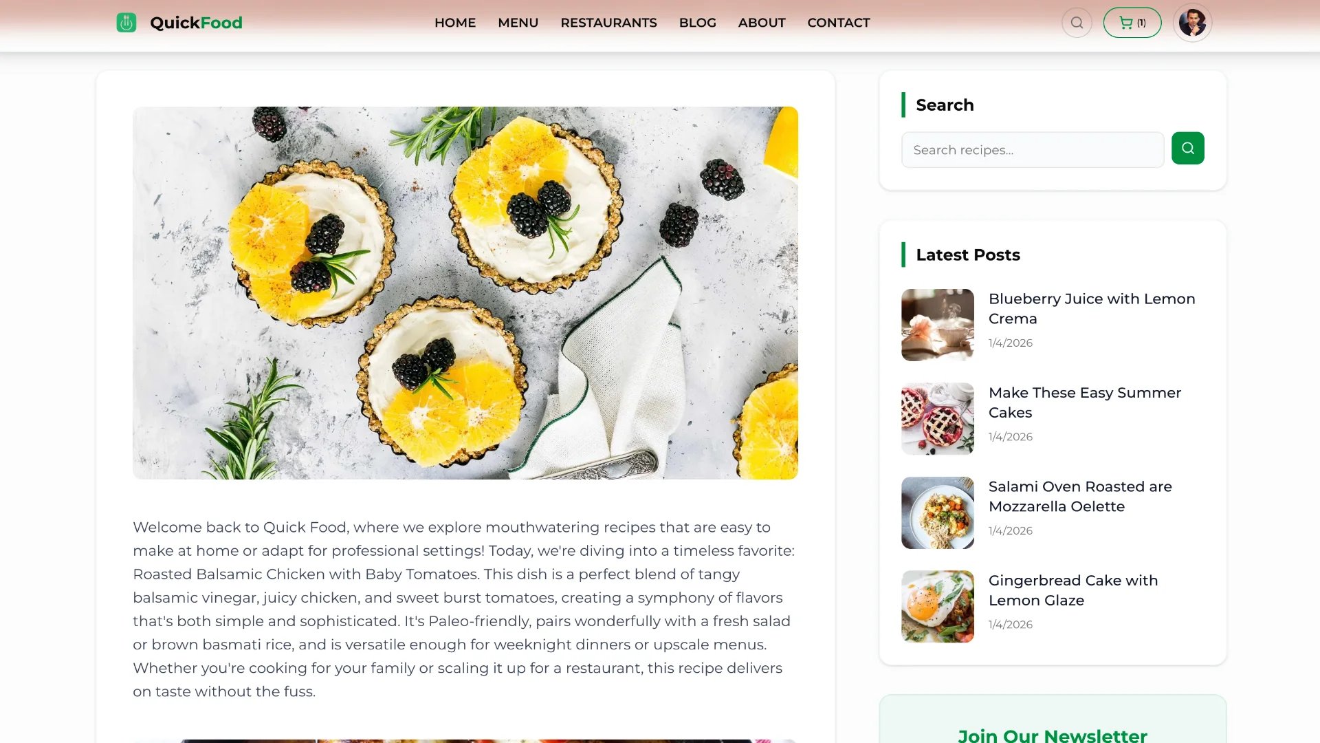 Modern Food Delivery Platform Source Code | Next.js 16, Sanity CMS & Stripe product image (7)