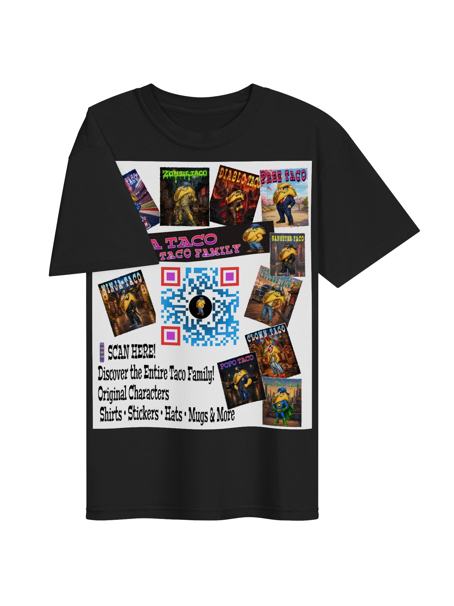 Buba Taco Family QR Collage Tee product image (5)