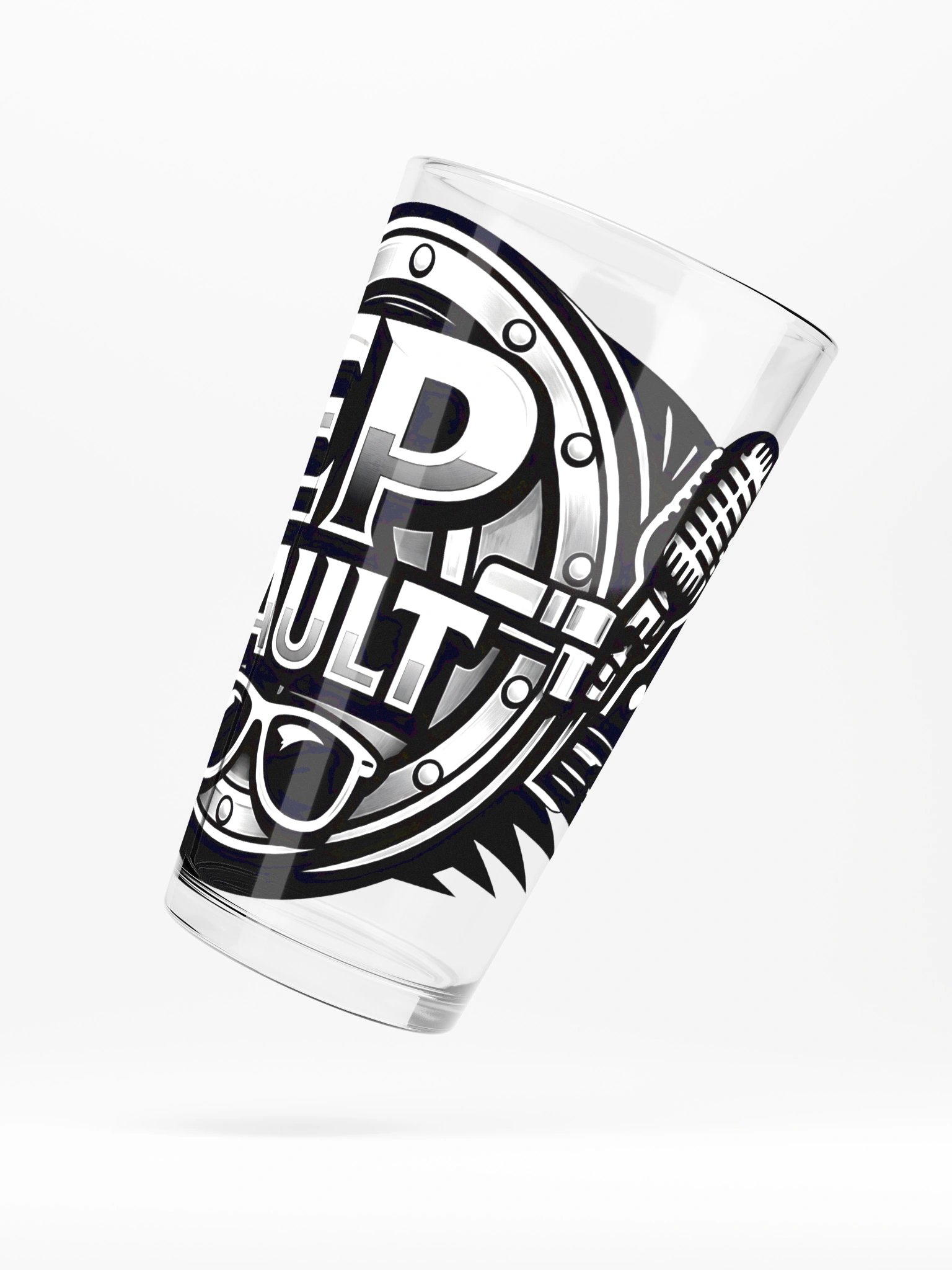 EP Vault Audio Emblem Shaker Pint Glass product image (5)