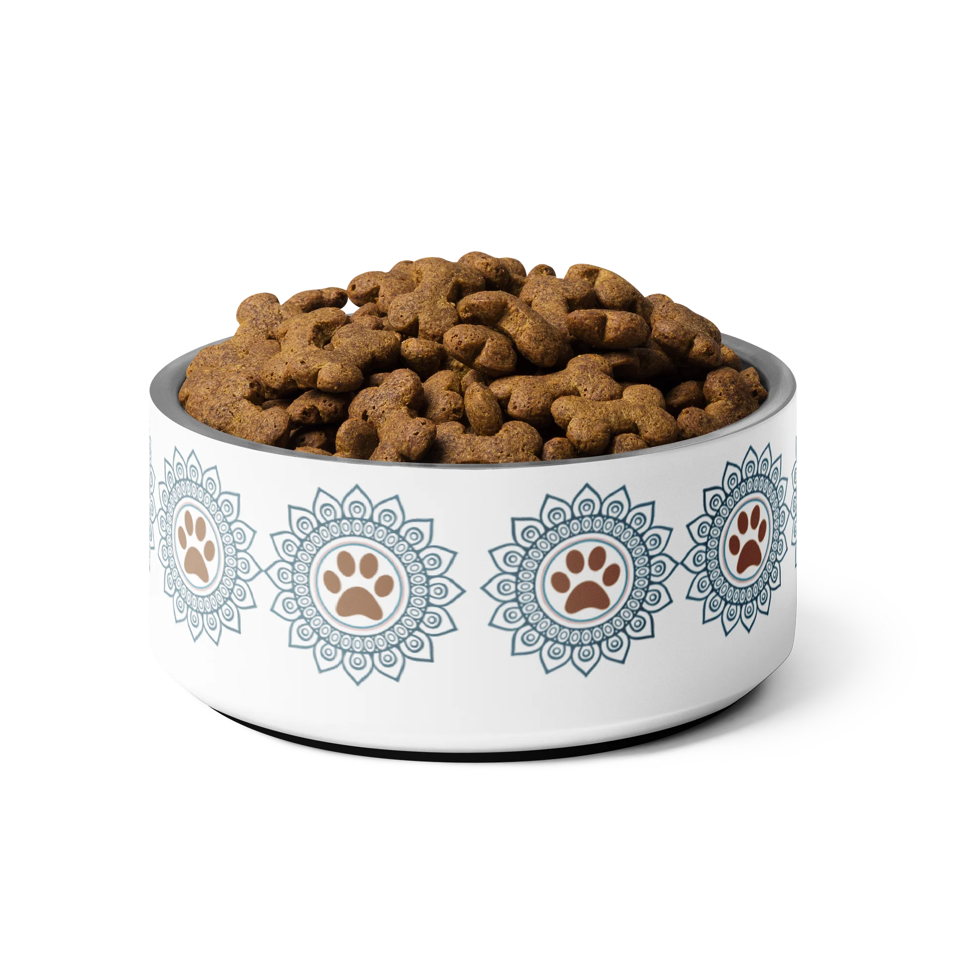 Yogi Warriors Mandala Paw Print Pet Bowl - 32 oz product image (2)