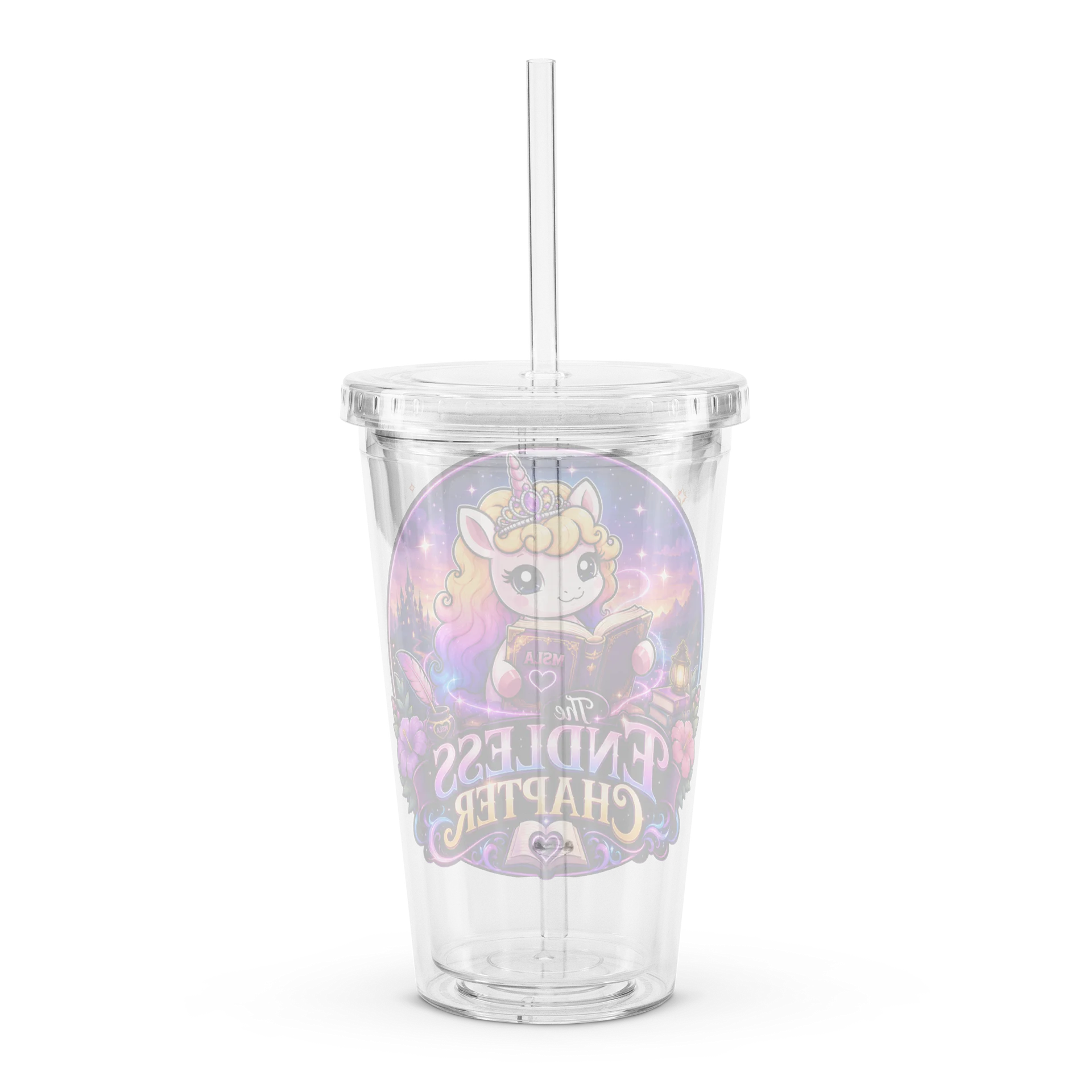 The Endless Chapter - Clear Plastic Tumbler product image (5)