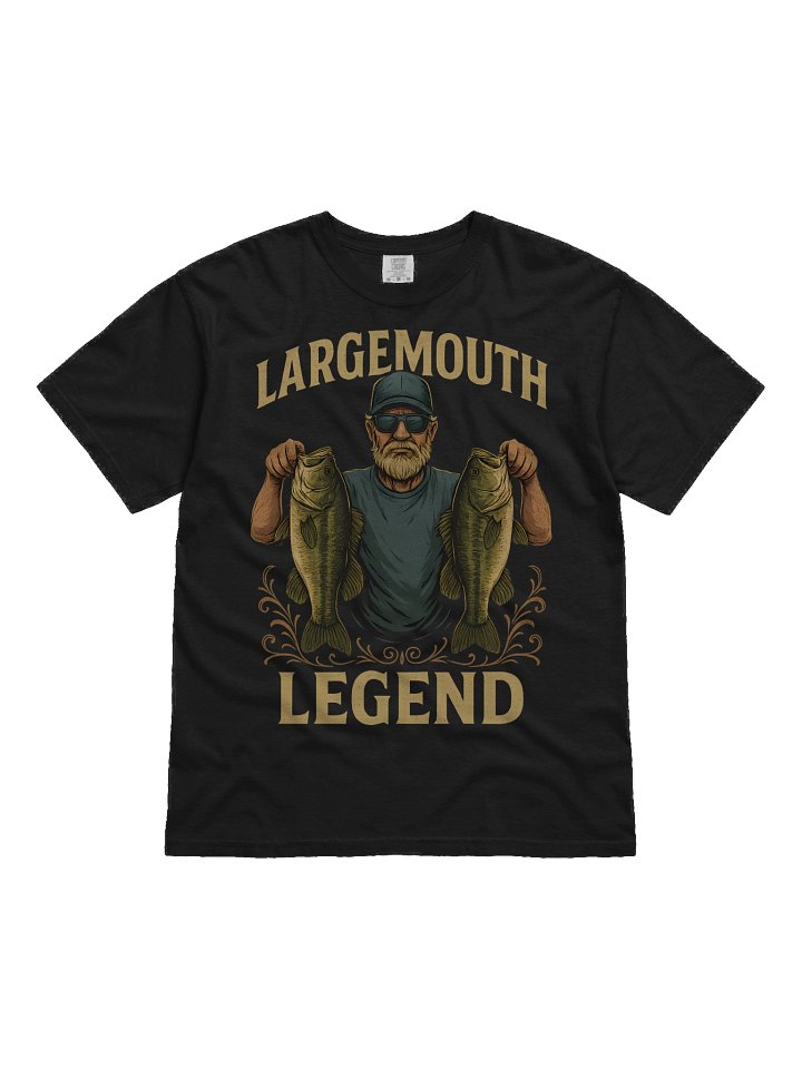 Bass Fishing T-Shirt – Largemouth Bass Angler Tee for Fishermen product image (1)
