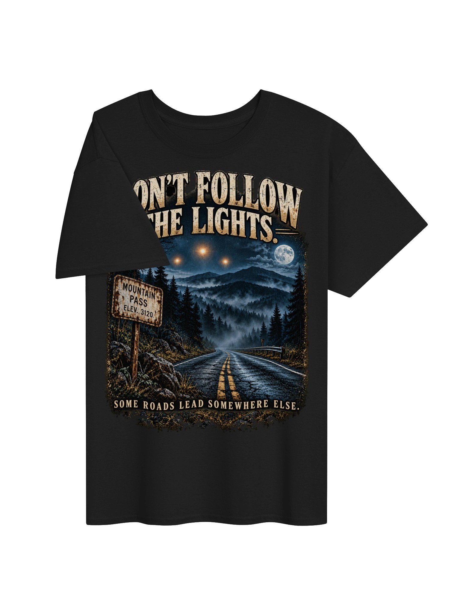 Don’t Follow the Lights T-Shirt – UFO Appalachian Mystery Tee product image (5)