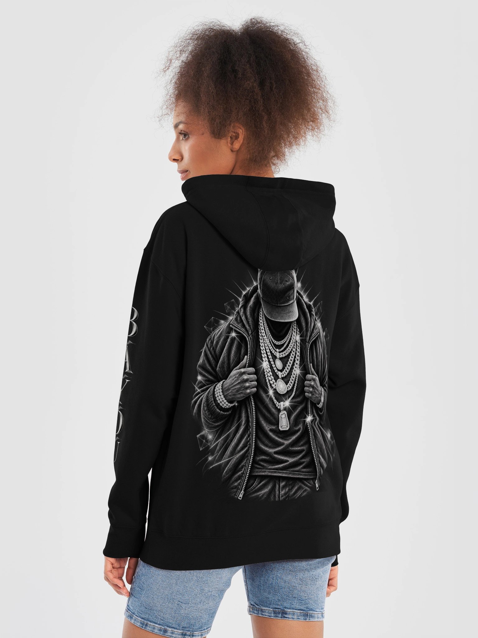 I’M DAT NA Premium Ink Graphic Hoodie product image (6)
