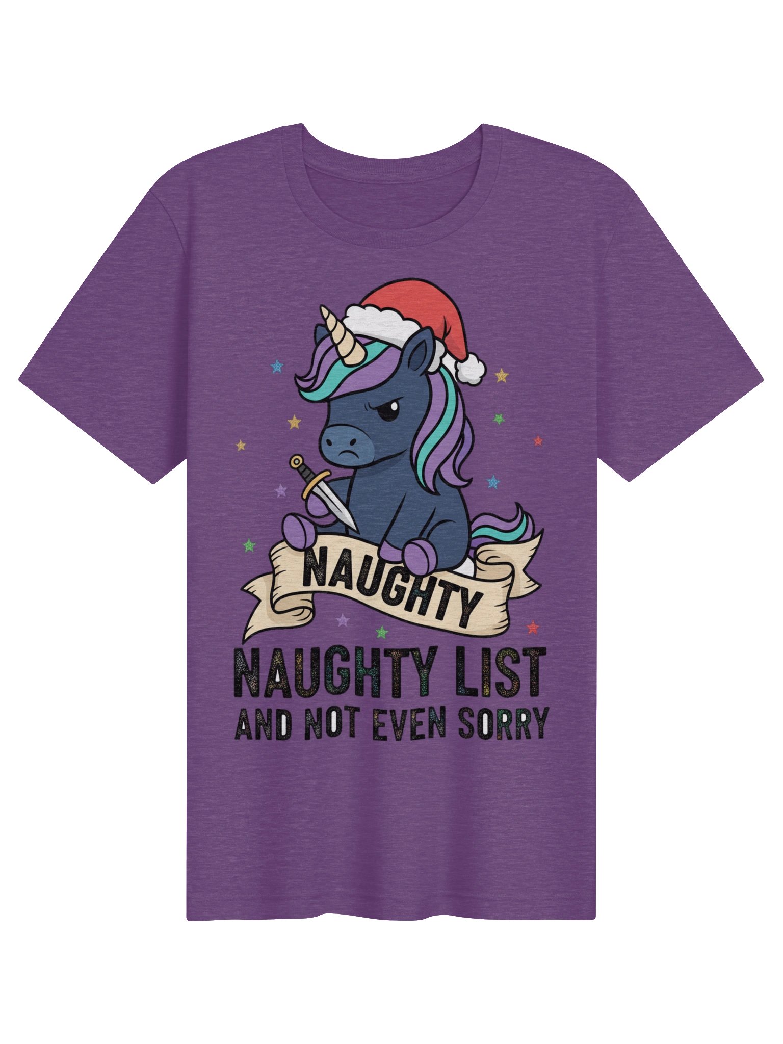 Naughty List and Not Even Sorry Tee product image (1)