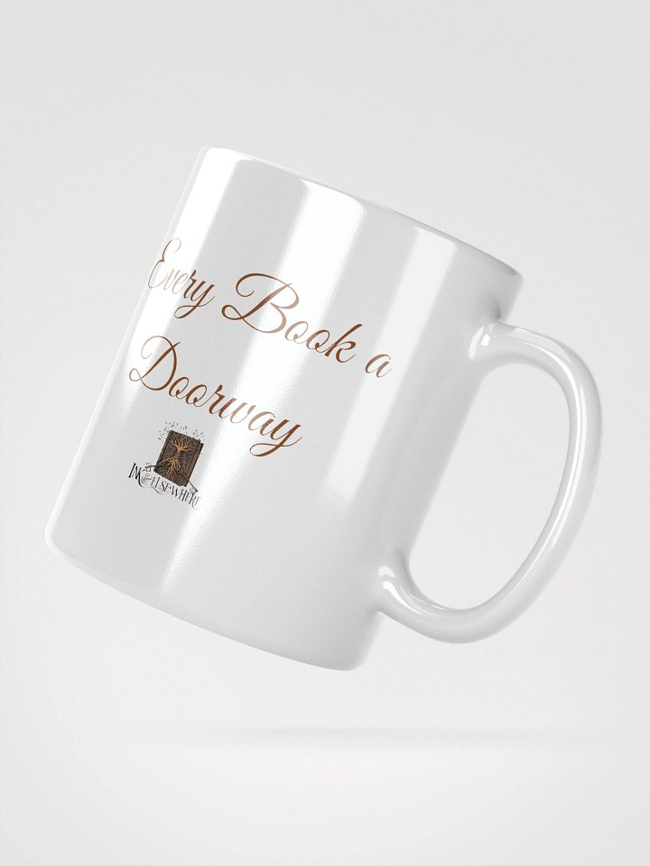 Ink and Elsewhere "Every Book a Doorway" Mug #2 – For the Reader Who Knows That Every Library Has Its Shadows product image (4)