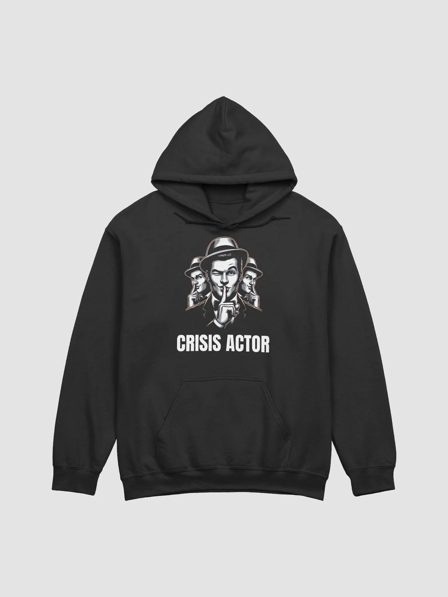 Crisis Actor Pullover Hoodie - Dark Colors product image (2)