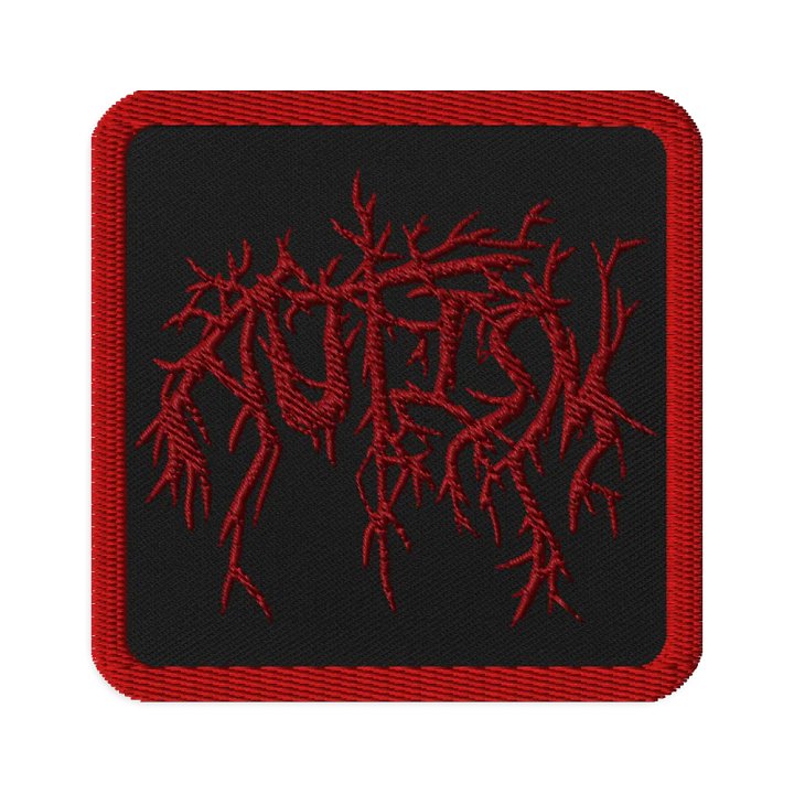 Autism metal embroidered patch product image (1)