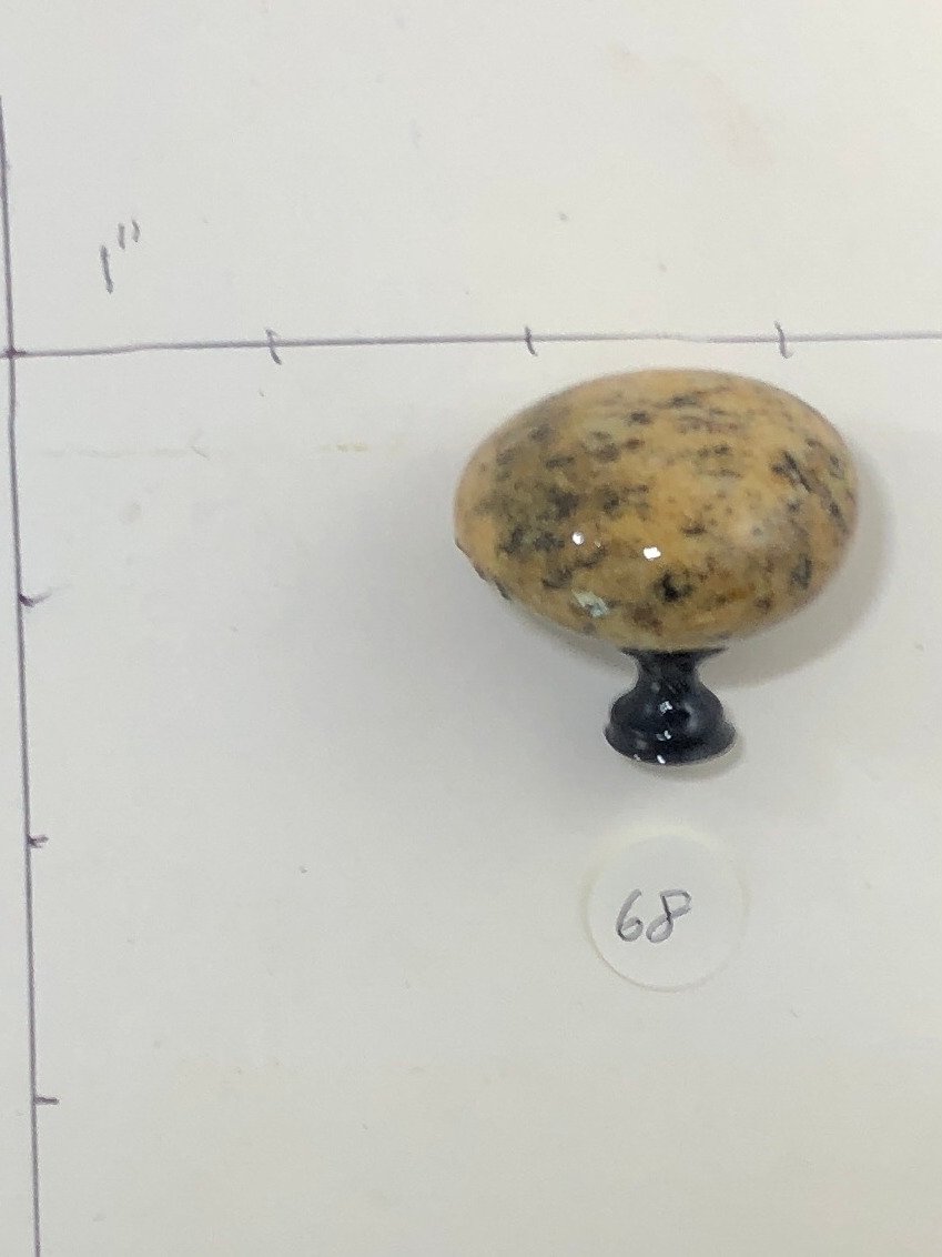 Rock cabinet knobs- Lake Superior yellows/oranges/greens colors -choice of rock product image (4)