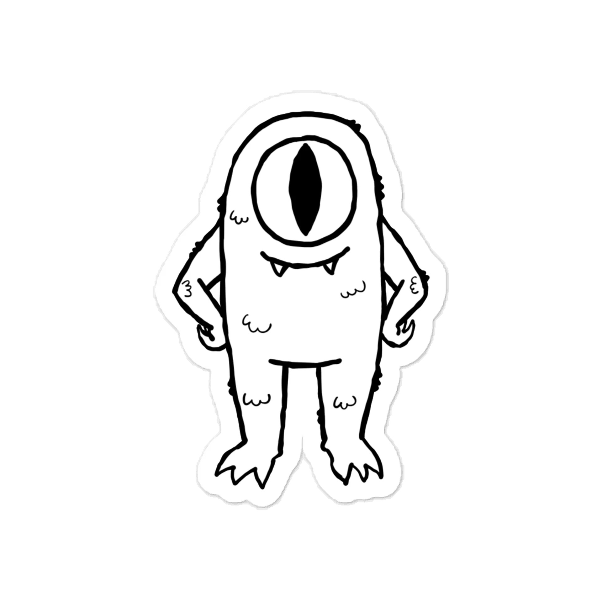 Happy Monster Sticker product image (1)