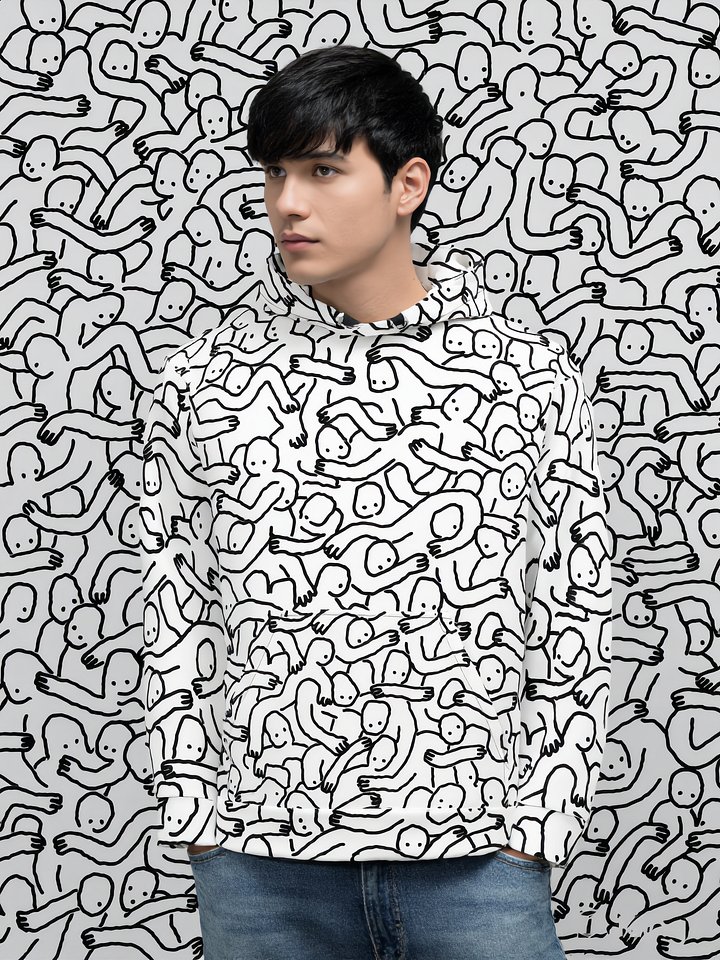 Overstimulated Shadowplay Unisex Cotton Hoodie product image (2)