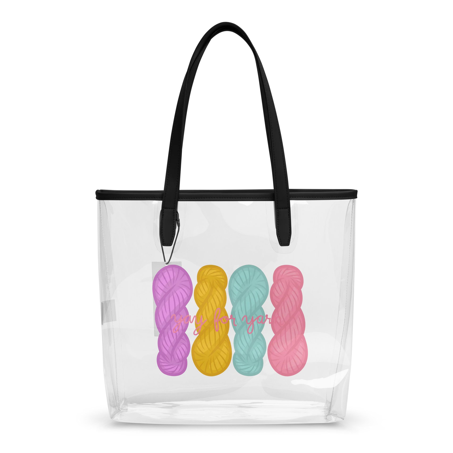 Yarn Hanks Clear Tote product image (2)