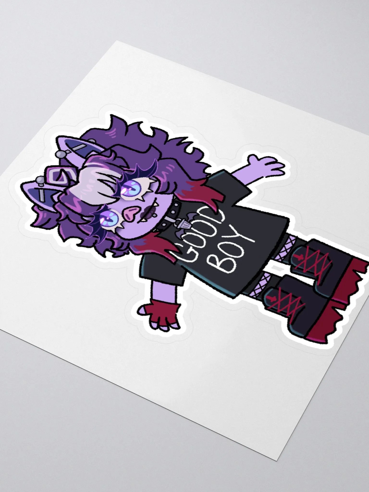 Trash Bat Char - skrunkly good boy [sticker] product image (3)