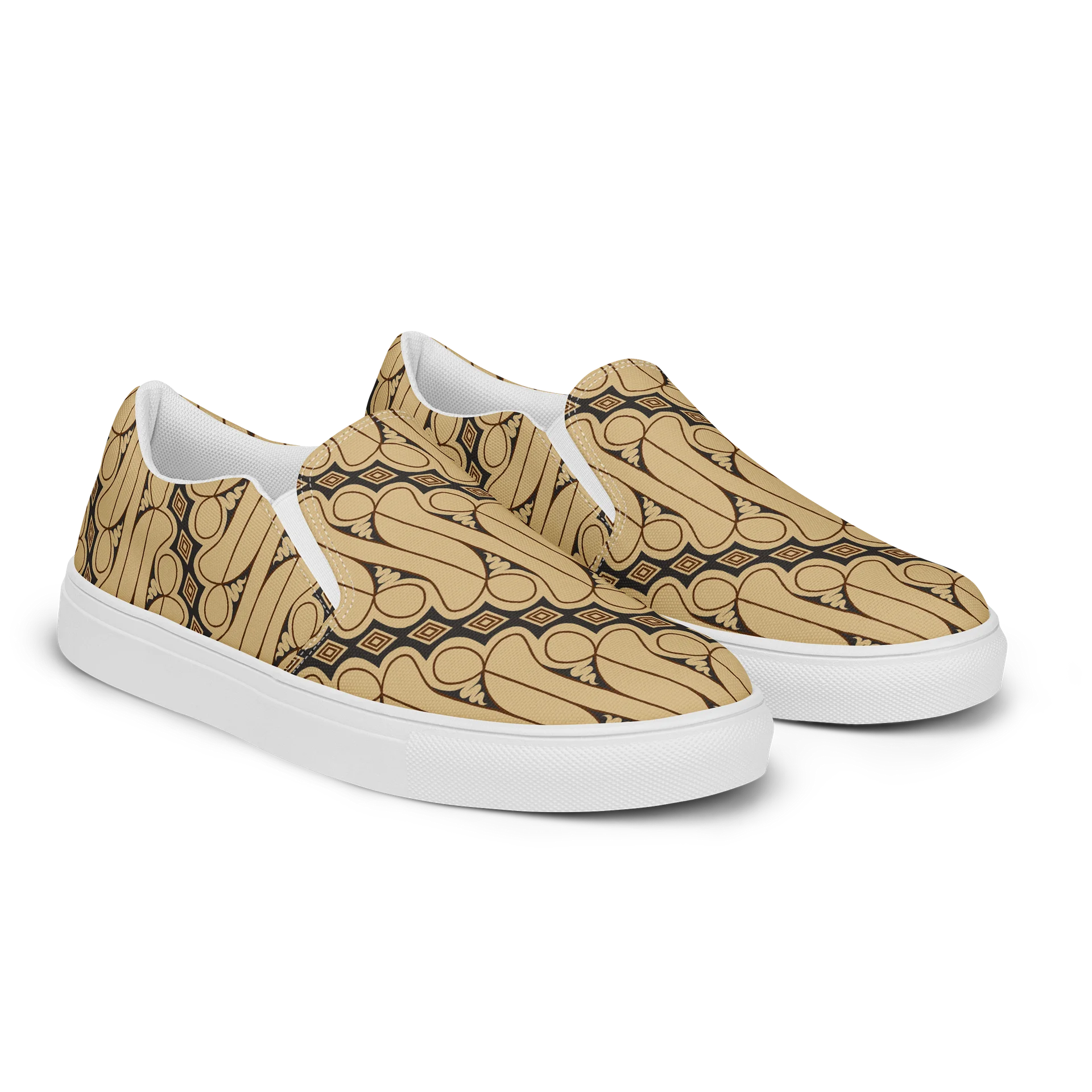 Women’s Batik Parang Rusak Slip-On Canvas Shoes product image (2)