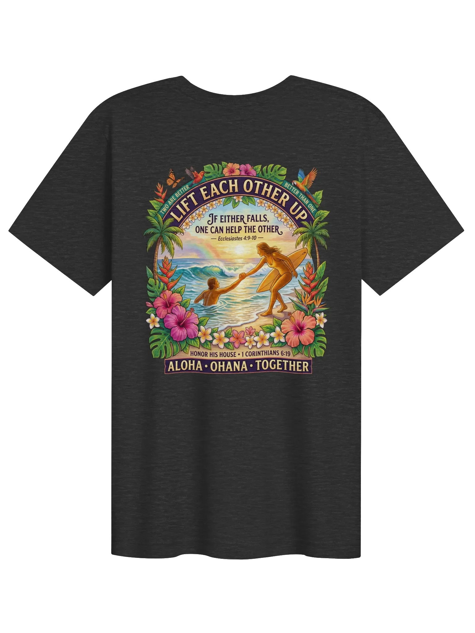 His House Unisex "Hawaiian Lift Up" T-Shirt by His House