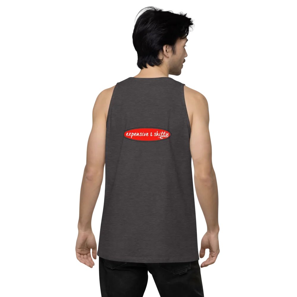 EXPENSIVE & SHITTY UNISEX EMBROIDERED SLEEVELESS TEE product image (4)