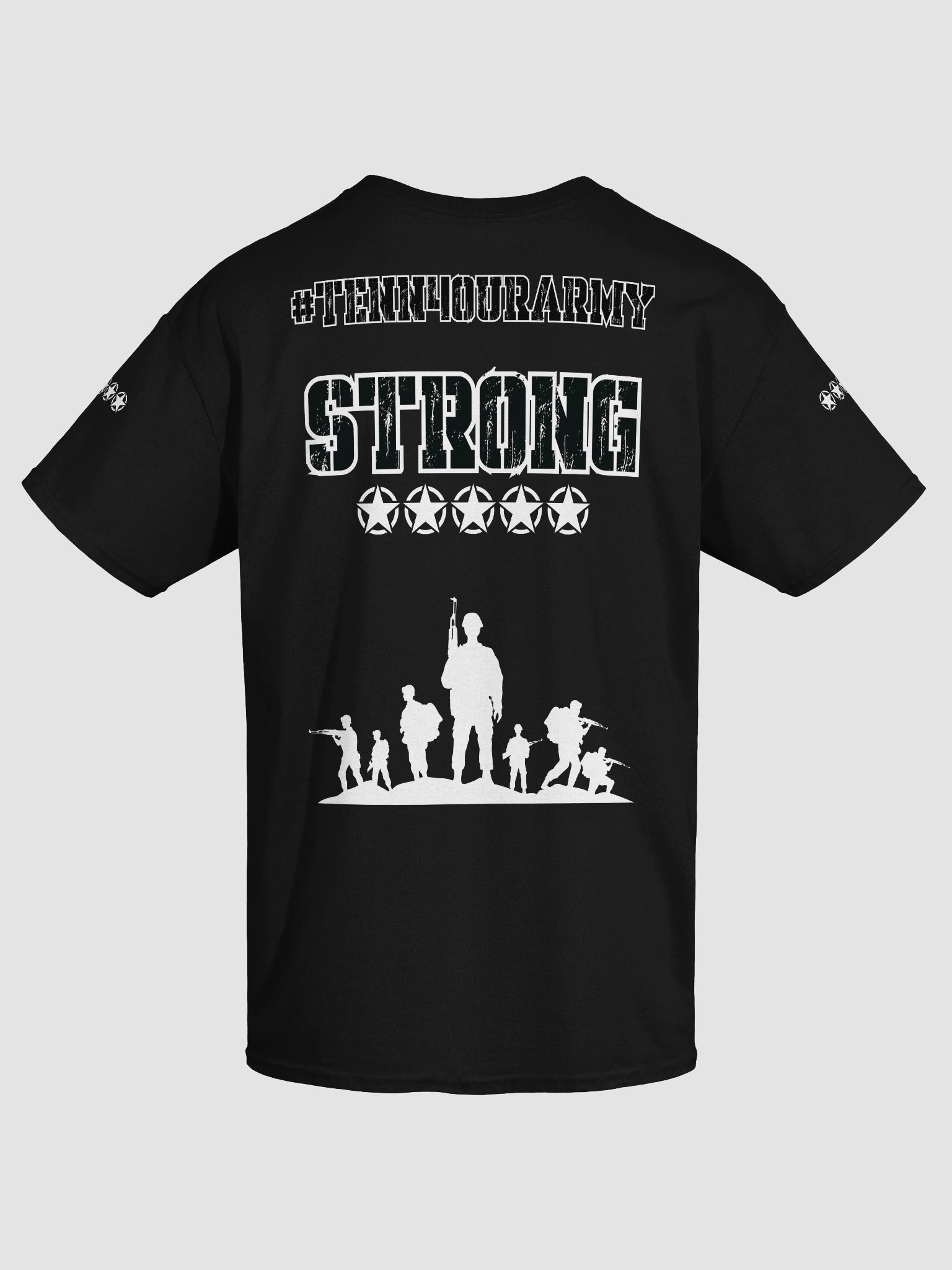 #TENN4OURARMY T-SHIRT - Black Camo product image (17)